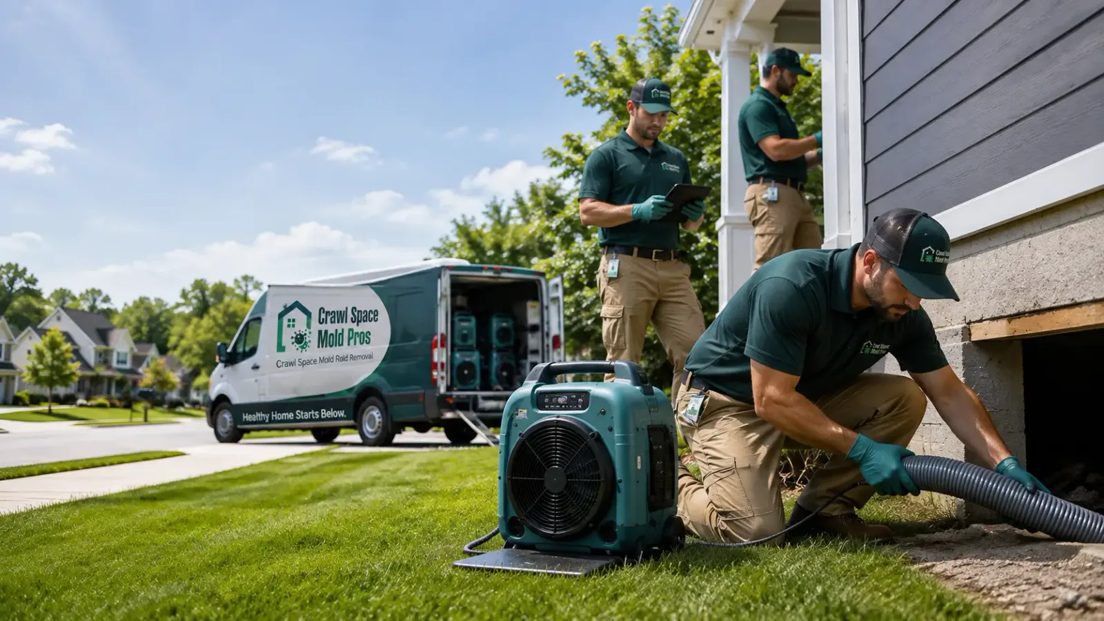 Crawl Space Mold Removal in Clinton, WA
